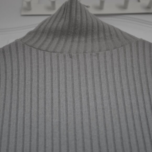 Suzy Shier brown grey long sleeves sweater stripe knit with a tie XXL - Picture 3 of 7